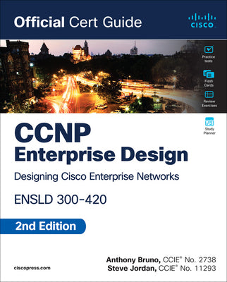 CCNP Enterprise Design Ensld 300-420 Official Cert Guide by Anthony Bruno book cover