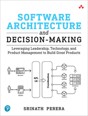 Book cover of Software Architecture and Decision-Making: Leveraging Leadership, Technology, and Product Management to Build Great Products by Perera, Srinath