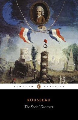 Book cover of The Social Contract by Rousseau, Jean-Jacques