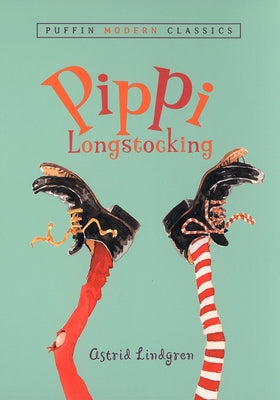 Book cover of Pippi Longstocking (Puffin Modern Classics) by Lindgren, Astrid