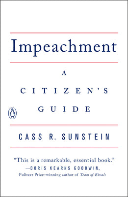 Book cover of Impeachment: Impeachment: A Citizen's Guide by Sunstein, Cass R.