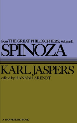 Book cover of Spinoza by Jaspers, Karl