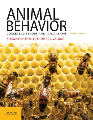 Book cover of Animal Behavior: Concepts, Methods, and Applications by Nordell, Shawn E.