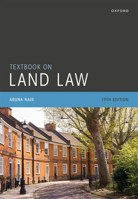 Book cover of Textbook on Land Law 19th Edition by Nair
