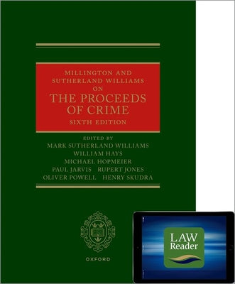 Book cover of Millington and Sutherland Williams on the Proceeds of Crime [With CDROM] by Sutherland Williams, Mark