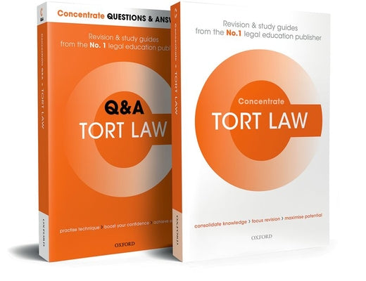 Book cover of Tort Law Revision Concentrate Pack: Law Revision and Study Guide by Brennan, Carol