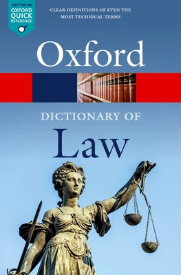 Book cover of A Dictionary of Law by Law, Jonathan