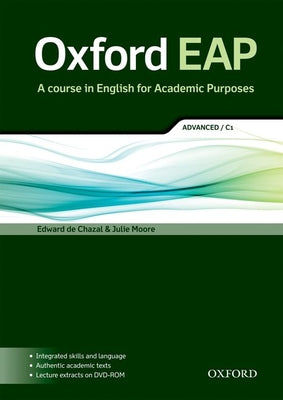Book cover of Oxford Eap Advanced Student Book & DVD ROM Pack [With DVD ROM] by Oxford