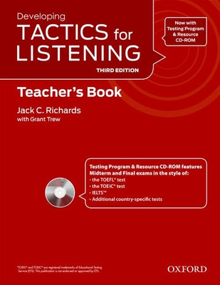Book cover of Developing Tactics for Listening Third Edition Teachers Resource by Oxford