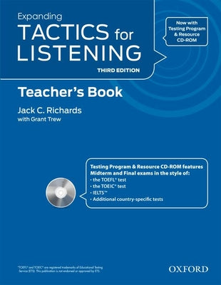 Book cover of Expanding Tactics for Listening Third Edition Teachers Resource by Oxford