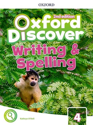 Book cover of Oxford Discover 2e Level 4 Writing and Spelling Book by Koustaff