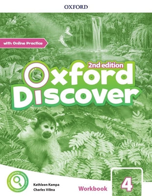 Book cover of Oxford Discover 2e Level 4 Workbook with Online Practice by Koustaff