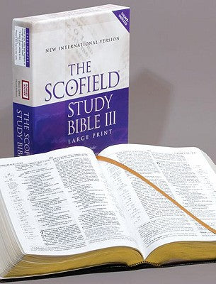 Book cover of Scofield Study Bible III-NIV-Large Print by Oxford University Press