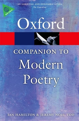 Book cover of The Oxford Companion to Modern Poetry by Hamilton, Ian