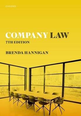 Book cover of Company Law Seventh Edition by Hannigan, Brenda