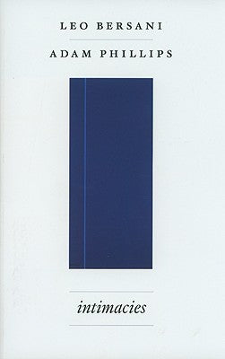 Book cover of Intimacies by Bersani, Leo
