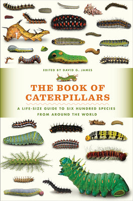 Book cover of The Book of Caterpillars: A Life-Size Guide to Six Hundred Species from Around the World by James, David G.