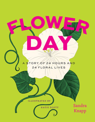 Book cover of Flower Day: A Story of 24 Hours and 24 Floral Lives by Knapp, Sandra