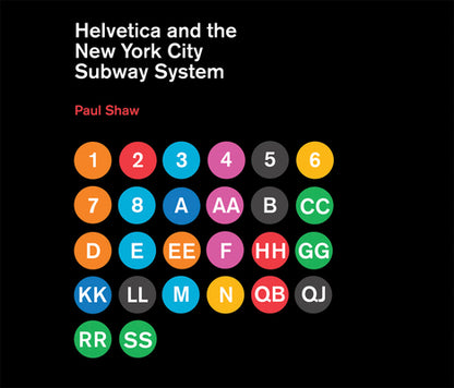 Book cover of Helvetica and the New York City Subway System: The True (Maybe) Story by Shaw, Paul