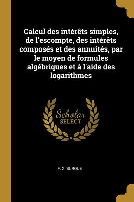 Book cover of Calcul des int by Burque, F. X.