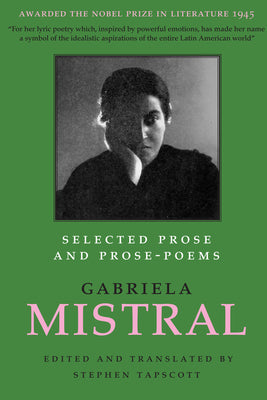 Book cover of Selected Prose and Prose-Poems by Mistral, Gabriela