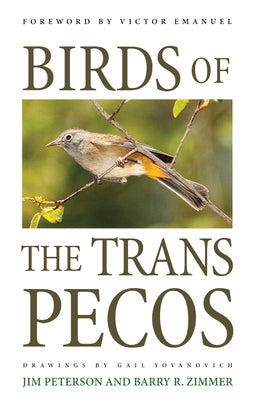 Book cover of Birds of the Trans-Pecos by Peterson, Jim