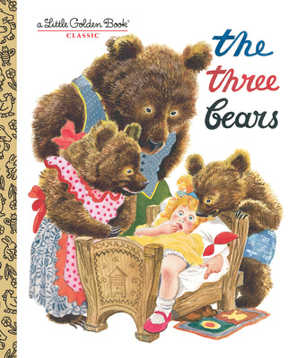 Book cover of The Three Bears by Golden Books
