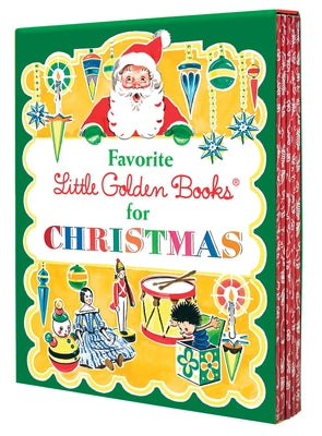 Favorite Little Golden Books for Christmas 5-Book Boxed Set: The Animals' Christmas Eve; The Christmas Story; The Little Christmas Elf; The Night Befo by Various book cover