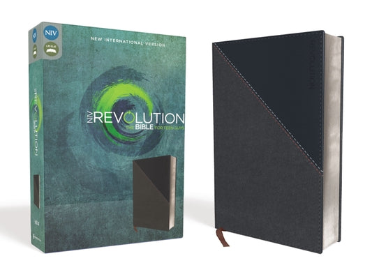 Book cover of NIV, Revolution Bible, Imitation Leather, Gray/Navy: The Bible for Teen Guys by Livingstone Corporation