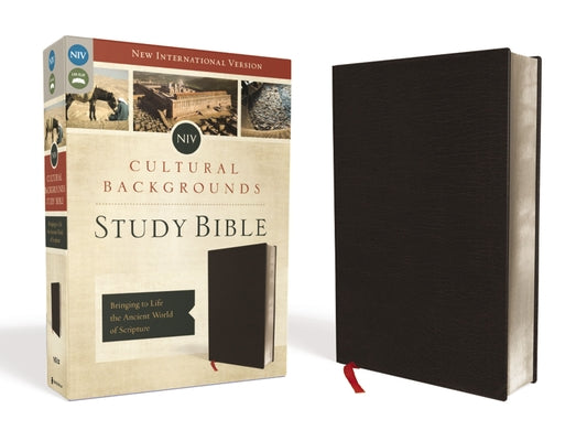 Book cover of NIV, Cultural Backgrounds Study Bible, Bonded Leather, Black: Bringing to Life the Ancient World of Scripture by Keener, Craig S.