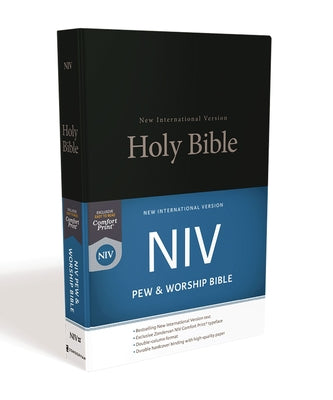 Book cover of NIV, Pew and Worship Bible, Hardcover, Black by Zondervan