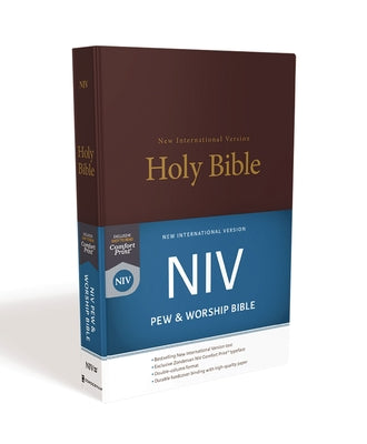 Book cover of NIV, Pew and Worship Bible, Hardcover, Burgundy by Zondervan
