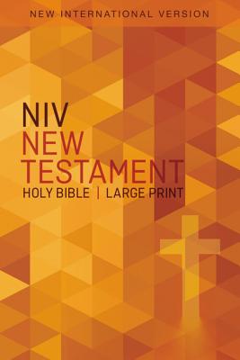 NIV, Outreach New Testament, Large Print, Paperback by Zondervan book cover