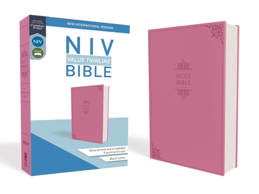 Book cover of NIV, Value Thinline Bible, Imitation Leather, Pink by Zondervan