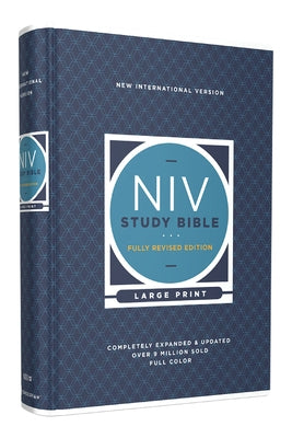 Book cover of NIV Study Bible, Fully Revised Edition, Large Print, Hardcover, Red Letter, Comfort Print by Barker, Kenneth L.