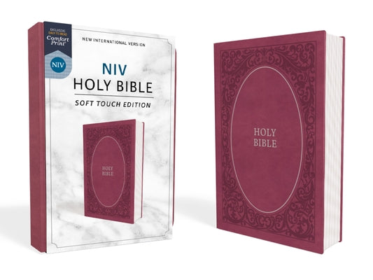 Book cover of NIV, Holy Bible, Soft Touch Edition, Imitation Leather, Pink, Comfort Print by Zondervan
