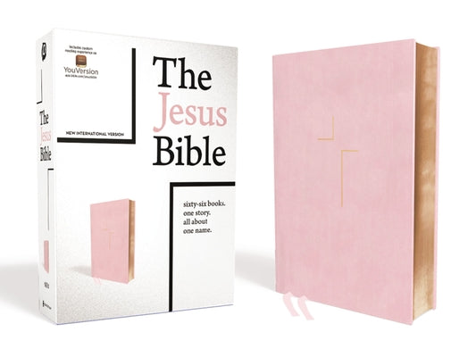 Book cover of The Jesus Bible, NIV Edition, Imitation Leather, Pink by Passion Publishing