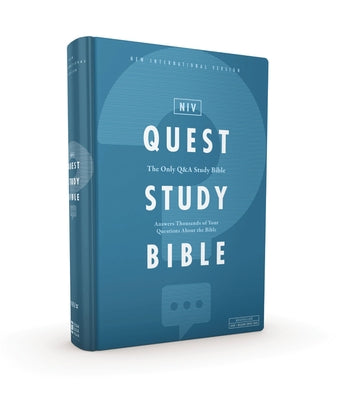 Book cover of Niv, Quest Study Bible, Hardcover, Comfort Print: The Only Q and A Study Bible by Christianity Today Intl