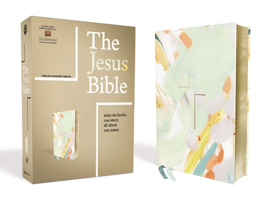 Book cover of The Jesus Bible, ESV Edition, Leathersoft, Multi-Color/Teal by Passion Publishing