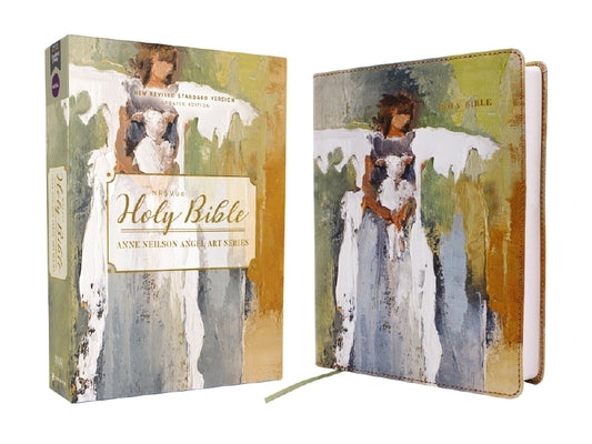Nrsvue, Holy Bible, Anne Neilson Angel Art Series, Double-Column Journal Edition, Leathersoft, Multi-Color, Comfort Print by Anne Neilson book cover