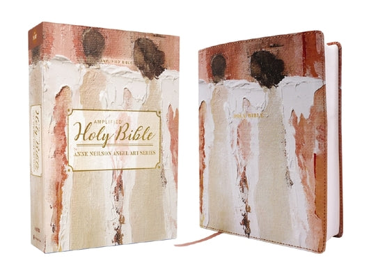 Amplified Holy Bible, Anne Neilson Angel Art Series, Double-Column Journal Edition, Leathersoft, Blush by Anne Neilson book cover