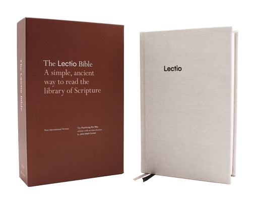 NIV Lectio Bible: A Simple, Ancient Way to Read the Library of Scripture, Cloth Over Board: The Practicing the Way Edition with an Introduction by Joh by John Mark Comer book cover