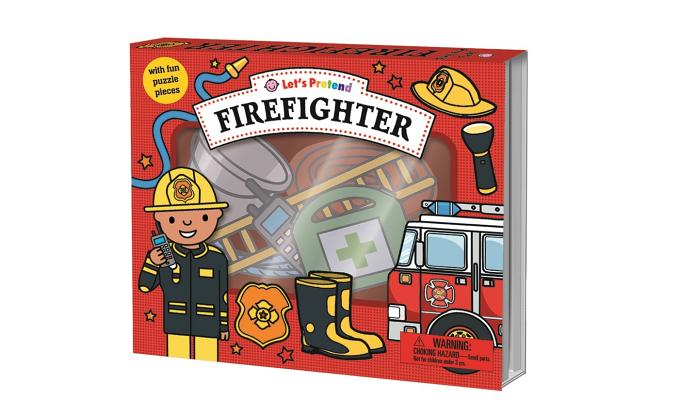 Let's Pretend: Firefighter Set: With Fun Puzzle Pieces by Roger Priddy book cover