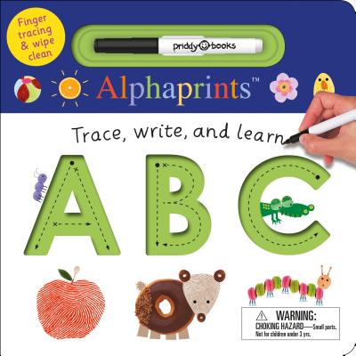 Alphaprints: Trace, Write, and Learn ABC: Finger Tracing & Wipe Clean by Roger Priddy book cover