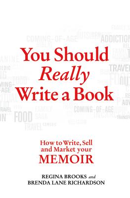 Book cover of You Should Really Write a Book by Brooks, Regina