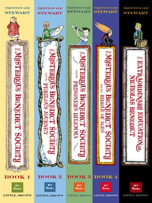 The Mysterious Benedict Society Paperback Boxed Set by Stewart, Trenton Lee book cover