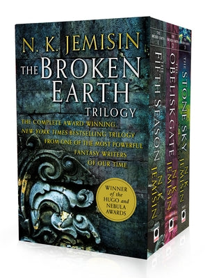 Book cover of The Broken Earth Trilogy: The Fifth Season, the Obelisk Gate, the Stone Sky by Jemisin, N. K.