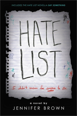 Hate List by Jennifer Brown book cover