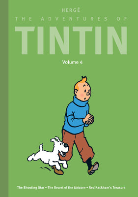 The Adventures of Tintin: Volume 4: The Shooting Star / The Secret of the Unicorn / Red Rackham's Treasure by Herg book cover