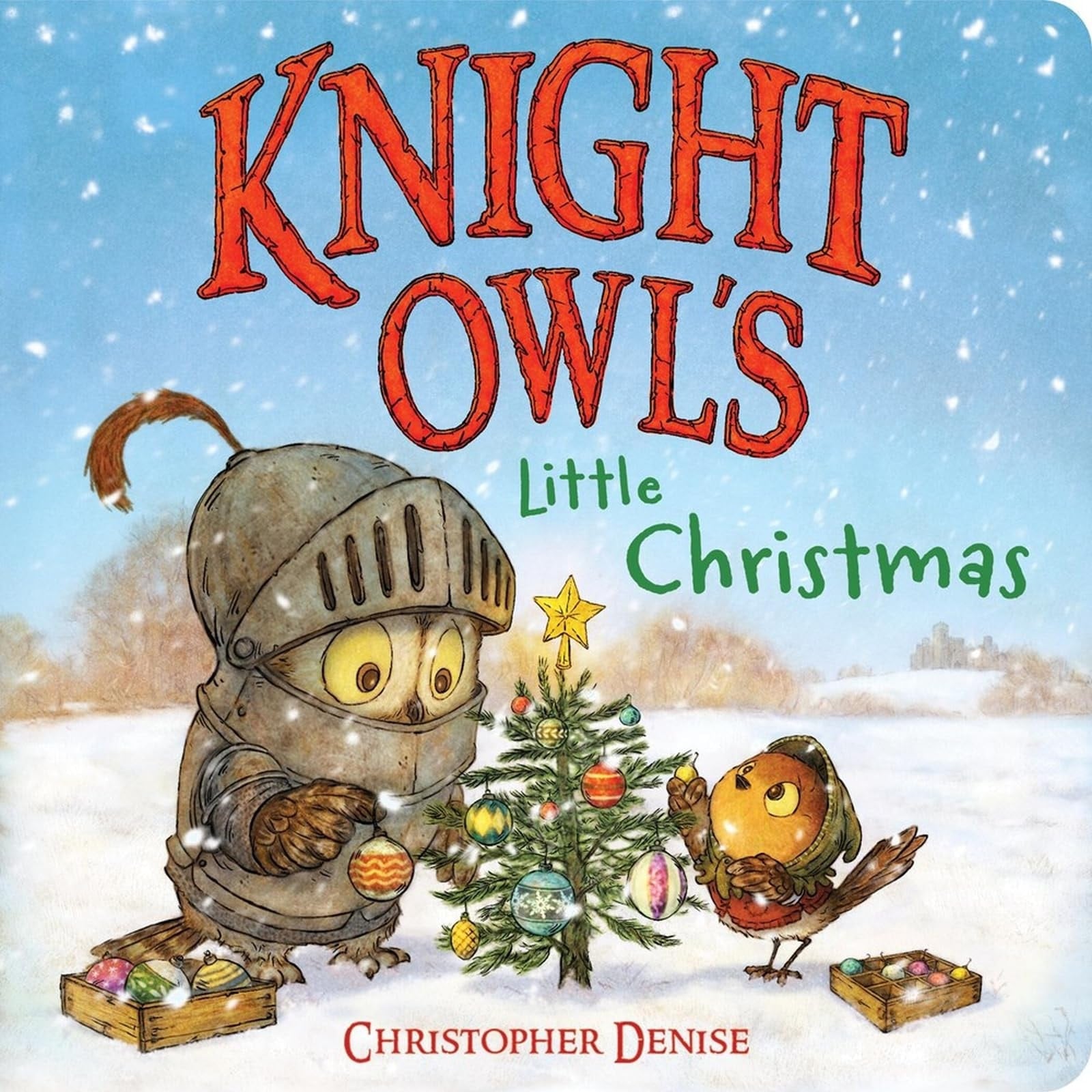Book cover of Knight Owl's Little Christmas by Denise, Christopher